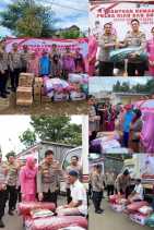 Irjen M.Iqbal Turun Langsung Serahkan Bantuan Korban Gempa Cianjur.