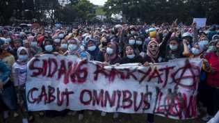 Mahasiswa Kembali Demo Tolak UU Ciptaker