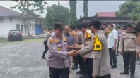 Halal Bihalal, Kapolsek Siak Hulu Perkuat Sinergitas Dan Tali Silaturahmi Persaudaraan Bersama Jajaran Anggota
