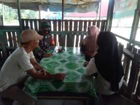 Pelda Uanja Damanik Sosialisasikan Pelaksanaan TMMD Ke -110 Kodim 0313/Kpr