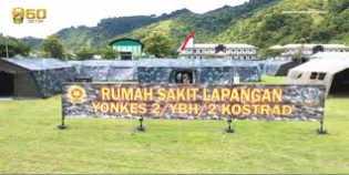 RS Lapangan Bagi Korban Gempa Sulbar Dilengkapi Water Treatment Hingga Internet