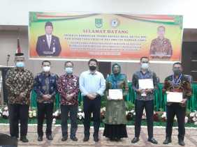 Tutup Kegiatan Bimtek Aparatur Desa dan BPD se-Rambah Samo, ini Pesan Plh Bupati Rohul