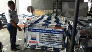 Antisipasi Kemacetan di Pekanbaru, Kini Dishub Miliki 100 Separator Baru