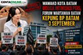 Polemik Pejabat Publik dan Insan Pers di Batam Memanas, Forum Wartawan Siapkan Aksi 3 September