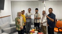 Alumni di KPU dan Bawaslu Bantu Qurban untuk Kahmi dan HMI Riau