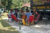Komandan Satgas Pamtas RI-RDTL Yonarhanud 15/DBY Gelar Coffee Morning Bersama Wartawan