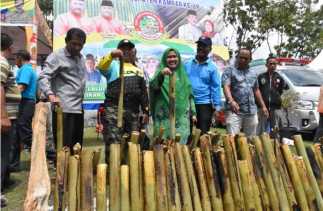Sempena HUT Kampar ke-69, 1500 Batang Lomang Disajikan Dalam Penutupan Kampar Expo