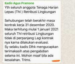 DLHK Kota Pekanbaru Pecat Masal Ratusan THL Retribusi Saat Pencapaian Lampaui Target, Ada Apa ?