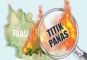 Jumlah Hotspot di Riau Meningkat,Hari Ini Terpantau 10 Titik