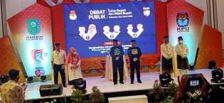 Debat Pilkada Siak diwarnai Teguran
