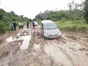 Begini Tanggapan DPRD Bengkalis Terkait Jalan Rusak di Rupat
