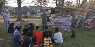 Koramil 06/SH Terus Lakukan Sosialisasi Penerimaan Prajurit TNI AD Kepada Generasi Muda