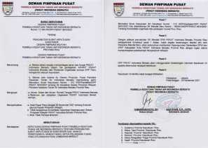Cabut SK Karateker Suharmi Hasan CS dan Terbitkan SK Mandat Baru, ini Alasan DPP Pekat IB