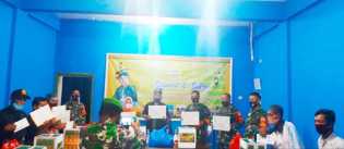 DPP LSM Peduli SDM Provinsi Riau dan KOREM 031/WB Sukses Adakan Buka Bersama dan Santunan