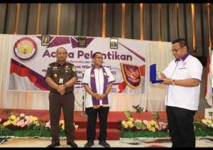 Asisten Pembinaan Kejati Riau Hadiri Pelantikan DPW Majelis Umat Kristen Indonesia Riau