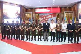 Jaksa Agung Membuka Kompetisi Peradilan Semu Nasional  Piala Jaksa Agung ke-7 Tahun 2023
