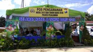 Antisipasi Natal dan Tahun Baru, Polres Pelalawan Dirikan 3 Pos Pengamanan