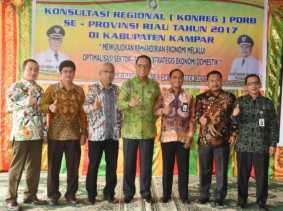 Bupati Kampar Buka Konreg PDRB se-Riau