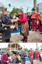 ASINTEL KEJAKSAAN TINGGI RIAU HADIRI KEGIATAN PENYERAHAN  KUNCI CAGAR BUDAYA RUMAH TINGGI INHU