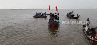 Nelayan Tuntut Pemerintah Hentikan Jaring Batu Beroperasi di Selat Bengkalis.