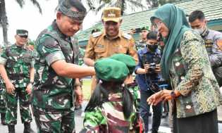 Jenderal Dudung ke Kampar, Jalankan Perintah Panglima Andika Libatkan Satgas Yonif Jaga Perbatasan