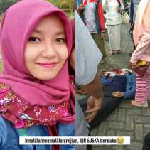 Meninggal Diduga Kecelakaan Di Kampus, Selamat Jalan Rizka Rahmadhani Mahasiswi Fekonsos