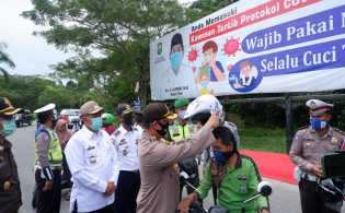 Pantau Warga Tidak Menguna Masker, Tim Gugus Tugas Dirikan Pos Pejagaan