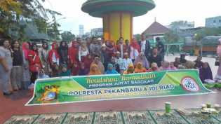 Indahnya Ramadhan, Polresta Pekanbaru Buka Puasa Bersama Petugas Kebersihan Kota