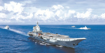 Kapal Induk Shandong China Ketahuan Berlayar di Selat Taiwan