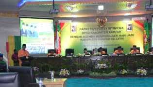 Dewan Gelar Rapat Paripurna Istimewa HUT Kabupaten Kampar ke-68