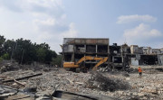 Pembongkaran Gedung MPP Hampir 100 Persen Rata dengan Tanah