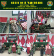 SAMBUT HARI JUANG KARTIKA KE-78, 250 PERSONIL TNI-POLRI LAKUKAN DONOR DARAH
