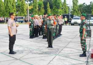 Personel Gabungan Siap Amankan Kedatangan Presiden ke Riau