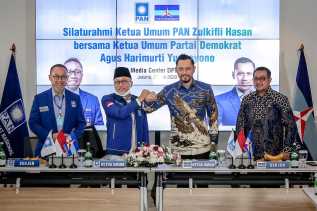 Ketum AHY Silaturahmi ke DPP PAN