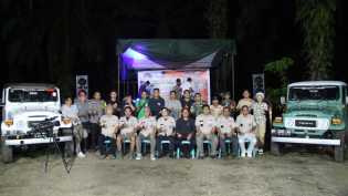 Korwil 2 TLCI Kampar Resmi Dikukuhkan, Dandim 0313 Kampar Letkol Arh Mulyadi Siapkan Basecamp.