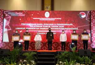 Inilah 25 Unit Penyelenggara Pelayanan Publik Tingkat Pemda Dengan Predikat Pelayanan Prima