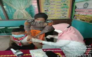 Pemkab Kuansing Mulai Vaksinasi Anak Usia 6-11 Tahun