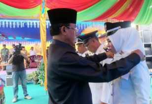 Pelantikan 6 Kades di Gaung, Wardan Minta Fokus Menjalankan Amanah dan Program yang Tersusun