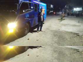 Diskominfo Kampar sosialisasi pencegahan Virus Corona Covid-19 melalui mobil keliling
