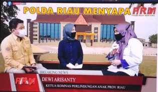 Ketua KOMNAS PA, Dewi Arisanty Menjadi Pembicara Program Polda Riau Menyapa