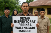 Aldiman dan Ninik Mamak Desak Inspektorat Periksa Wali Nagari Mandeh