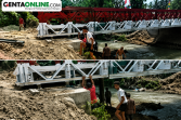 Jembatan Modular 20 Meter di Talun Saragih Hampir Rampung, Progres Capai 95,25 Persen  SIMALUNGUN — GENTA