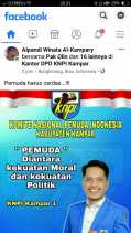 Akun FB Tenaga Honor Satpol PP Kampar Posting Ardiansyah Maju Calon Ketua KNPI Kampar