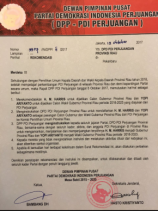 Pilgubri 2018, Dua Bupati Aktif Ini Diusung DPP PDIP
