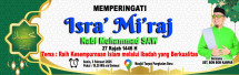 Mari Hadiri Peringatan Isra' Mi'raj di Masjid Taqwa Pangkalan Baru, Penceramah Ustad Bombom
