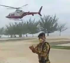 Viral, heli penanganan Karhutla Riau digunakan kegiatan parpol