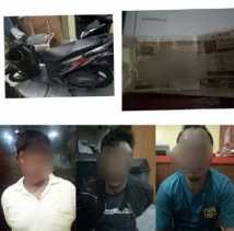 Kehilangan Motor di Parkiran Kantor Walikota  Pekanbaru, Polisi Amankan 3 Pemuda