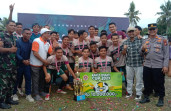 Disaksikan Camat dan Forkopimcam Tapung Hilir, Sekijang FC Juarai Open Turnamen Sepakbola KTKB Cup 2023