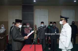 Bupati Wardan Lantik 23 Pejabat Administrator di Lingkungan Pemkab Inhil