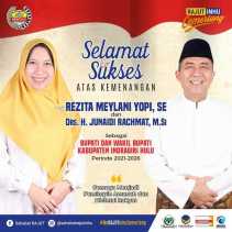Raih 93 Suara Dalam PSU, Rezita Meylani Yopi Menuju Inhu Satu